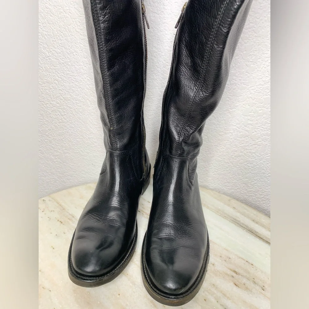 Frye boots over the knee Black sz 7 #77739 “Shirley” discontinued style